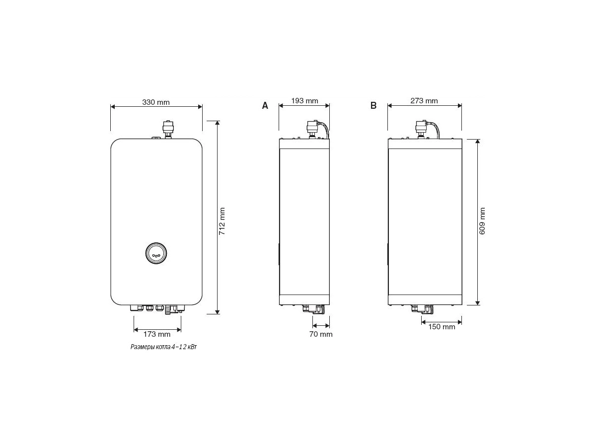 Centrala electrică Bosch Tronic Heat 3500 15 KW