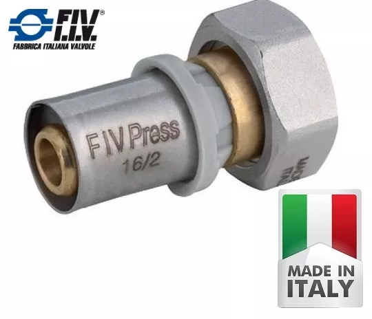Racord drept cu piulita press FIV 20x3/4F